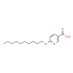 ChemSpider 2D Image | 6-(Decyloxy)nicotinic acid | C16H25NO3
