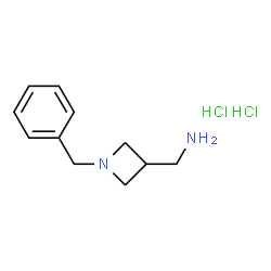 ChemSpider 2D Image | (1-Benzylazetidin-3-yl)methanamine dihydrochloride | C11H18Cl2N2