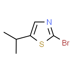 ChemSpider 2D Image | 2-Bromo-5-isopropylthiazole | C6H8BrNS