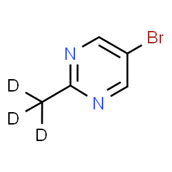 ChemSpider 2D Image | 5-Bromo-2-(~2~H_3_)methylpyrimidine | C5H2D3BrN2