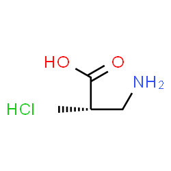ChemSpider 2D Image | (S)-3-Amino-2-methylpropanoic acid hydrochloride | C4H10ClNO2