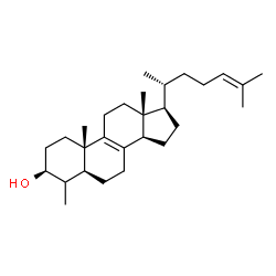 ChemSpider 2D Image | 4-methylzymosterol | C28H46O