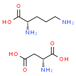 ChemSpider 2D Image | D-Aspartic acid - L-ornithine (1:1) | C9H19N3O6