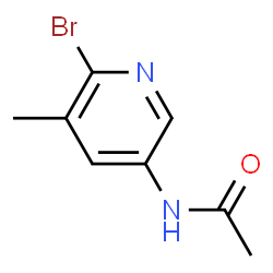 ChemSpider 2D Image | N-(6-Bromo-5-methyl-3-pyridinyl)acetamide | C8H9BrN2O