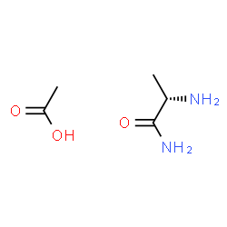 ChemSpider 2D Image | L-Alaninamide acetate (1:1) | C5H12N2O3