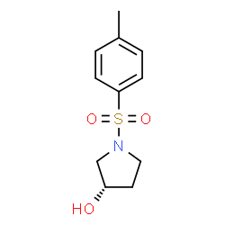 ChemSpider 2D Image | (3S)-1-[(4-Methylphenyl)sulfonyl]-3-pyrrolidinol | C11H15NO3S