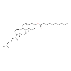 ChemSpider 2D Image | (3alpha,10alpha,13alpha,17xi)-Cholest-5-en-3-yl decanoate | C37H64O2