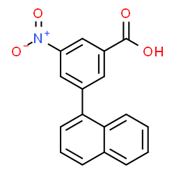 ChemSpider 2D Image | 3-(1-Naphthyl)-5-nitrobenzoic acid | C17H11NO4