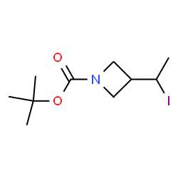 ChemSpider 2D Image | 2-Methyl-2-propanyl 3-(1-iodoethyl)-1-azetidinecarboxylate | C10H18INO2