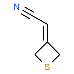 ChemSpider 2D Image | 3-Thietanylideneacetonitrile | C5H5NS