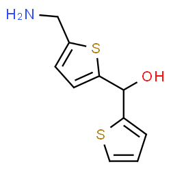 ChemSpider 2D Image | [5-(Aminomethyl)-2-thienyl](2-thienyl)methanol | C10H11NOS2