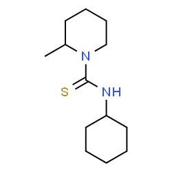ChemSpider 2D Image | N-Cyclohexyl-2-methyl-1-piperidinecarbothioamide | C13H24N2S