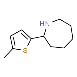 ChemSpider 2D Image | 2-(5-Methyl-2-thienyl)azepane | C11H17NS