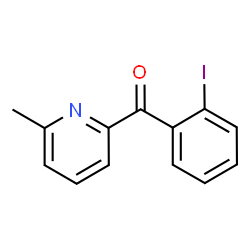 ChemSpider 2D Image | (2-Iodophenyl)(6-methyl-2-pyridinyl)methanone | C13H10INO