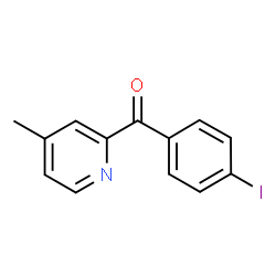 ChemSpider 2D Image | 2-(4-Iodobenzoyl)-4-methylpyridine | C13H10INO
