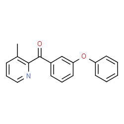 ChemSpider 2D Image | 3-Methyl-2-(3-phenoxybenzoyl)pyridine | C19H15NO2