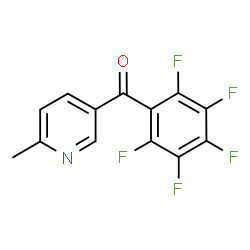 ChemSpider 2D Image | (6-Methyl-3-pyridinyl)(pentafluorophenyl)methanone | C13H6F5NO