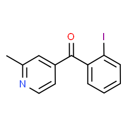 ChemSpider 2D Image | (2-Iodophenyl)(2-methyl-4-pyridinyl)methanone | C13H10INO