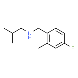 ChemSpider 2D Image | N-(4-Fluoro-2-methylbenzyl)-2-methyl-1-propanamine | C12H18FN