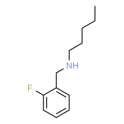 ChemSpider 2D Image | N-(2-Fluorobenzyl)-1-pentanamine | C12H18FN