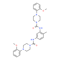 ChemSpider 2D Image | 2,4-TDI-BIS-1,2MP | C31H38N6O4