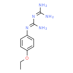 ChemSpider 2D Image | N-(4-ethoxyphenyl)imidodicarbonimidic diamide | C10H15N5O