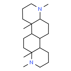 ChemSpider 2D Image | 1,4a,6a,7-Tetramethyloctadecahydroquinolino[6,5-f]quinoline | C20H36N2