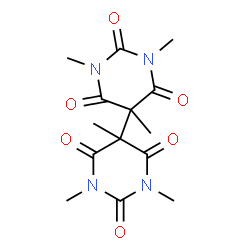 ChemSpider 2D Image | 1,1',3,3',5,5'-Hexamethyl-5,5'-bipyrimidine-2,2',4,4',6,6'(1H,1'H,3H,3'H,5H,5'H)-hexone | C14H18N4O6