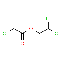 ChemSpider 2D Image | 2,2-Dichloroethyl chloroacetate | C4H5Cl3O2