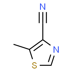 ChemSpider 2D Image | 5-Methylthiazole-4-carbonitrile | C5H4N2S