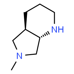 ChemSpider 2D Image | (4aR,7aS)-6-Methyloctahydro-1H-pyrrolo[3,4-b]pyridine | C8H16N2
