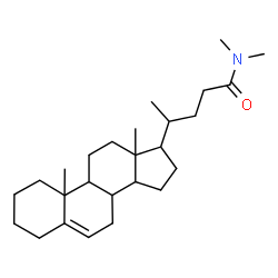 ChemSpider 2D Image | N,N-Dimethylchol-5-en-24-amide | C26H43NO
