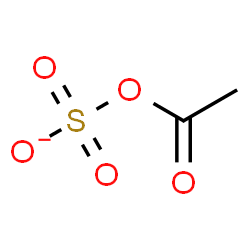 ChemSpider 2D Image | (Acetoxysulfonyl)oxidanide | C2H3O5S
