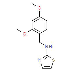 ChemSpider 2D Image | N-(2,4-dimethoxybenzyl)thiazol-2-amine | C12H14N2O2S