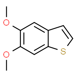 ChemSpider 2D Image | 5,6-Dimethoxy-1-benzothiophene | C10H10O2S