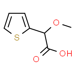ChemSpider 2D Image | Methoxy(2-thienyl)acetic acid | C7H8O3S