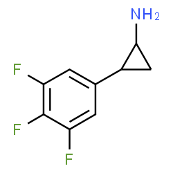 ChemSpider 2D Image | 2-(3,4,5-Trifluorophenyl)cyclopropanamine | C9H8F3N