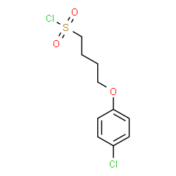 ChemSpider 2D Image | 4-(4-Chlorophenoxy)-1-butanesulfonyl chloride | C10H12Cl2O3S
