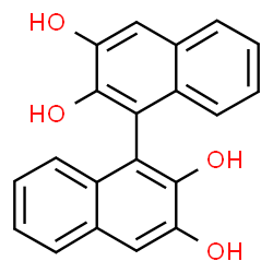 ChemSpider 2D Image | 1,1'-Binaphthalene-2,2',3,3'-tetrol | C20H14O4