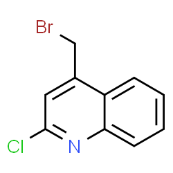 ChemSpider 2D Image | 4-(Bromomethyl)-2-chloroquinoline | C10H7BrClN