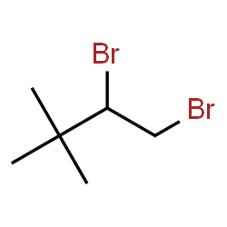 ChemSpider 2D Image | 1,2-Dibromo-3,3-dimethylbutane | C6H12Br2