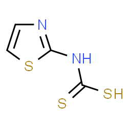 ChemSpider 2D Image | 1,3-Thiazol-2-ylcarbamodithioic acid | C4H4N2S3