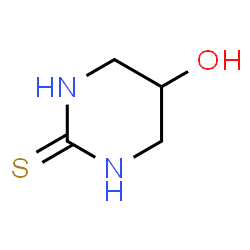ChemSpider 2D Image | 5-Hydroxytetrahydro-2(1H)-pyrimidinethione | C4H8N2OS