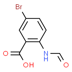 ChemSpider 2D Image | 5-Bromo-2-formamidobenzoic acid | C8H6BrNO3