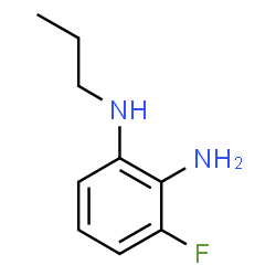 ChemSpider 2D Image | 3-Fluoro-N~1~-propyl-1,2-benzenediamine | C9H13FN2