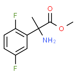 ChemSpider 2D Image | Methyl 2-amino-2-(2,5-difluorophenyl)propanoate | C10H11F2NO2