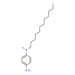ChemSpider 2D Image | N-Dodecyl-N-methyl-1,4-benzenediamine | C19H34N2