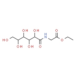 ChemSpider 2D Image | Ethyl [(2,3,4,5,6-pentahydroxyhexanoyl)amino]acetate | C10H19NO8