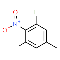 ChemSpider 2D Image | 1,3-Difluoro-5-methyl-2-nitrobenzene | C7H5F2NO2