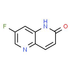 ChemSpider 2D Image | 7-Fluoro-1,5-naphthyridin-2(1H)-one | C8H5FN2O